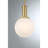 Edmiston 1-Light Pendant in Brass-487097488