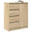 Sideboard With Drawers 71X35x84 Cm Engineered Wood-706543535