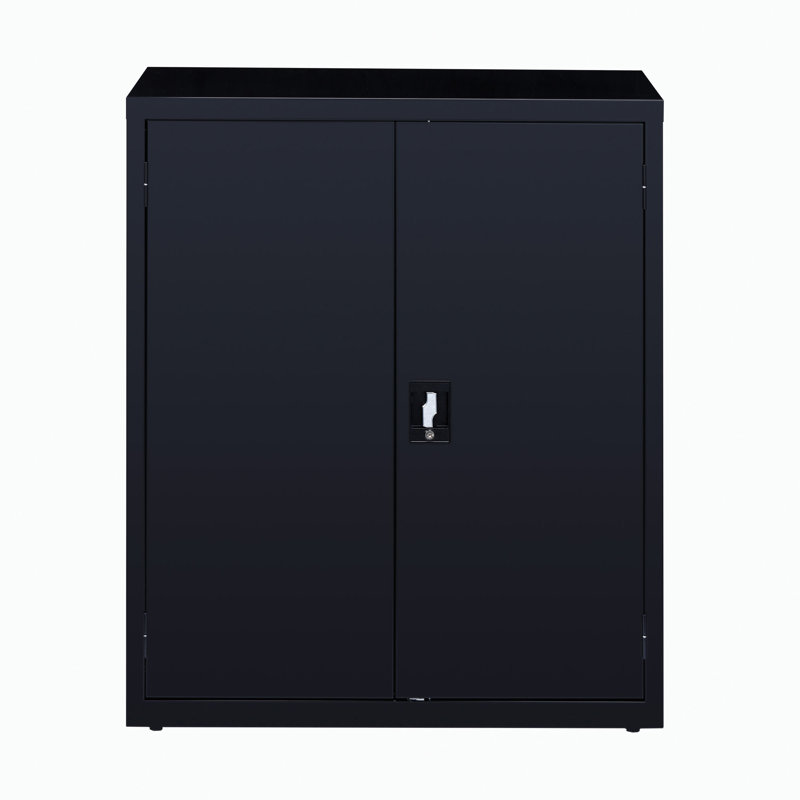 Armoires de rangement noires Pabel Series, Noir