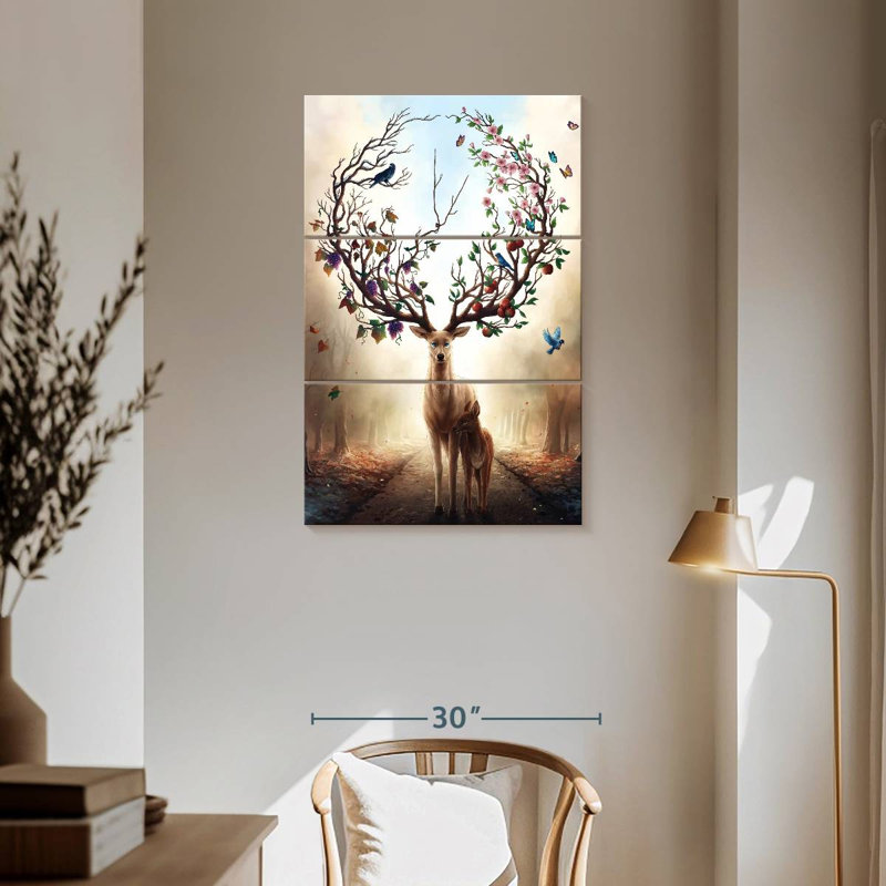 Kelan Seasons Change, 57" H x 36" W