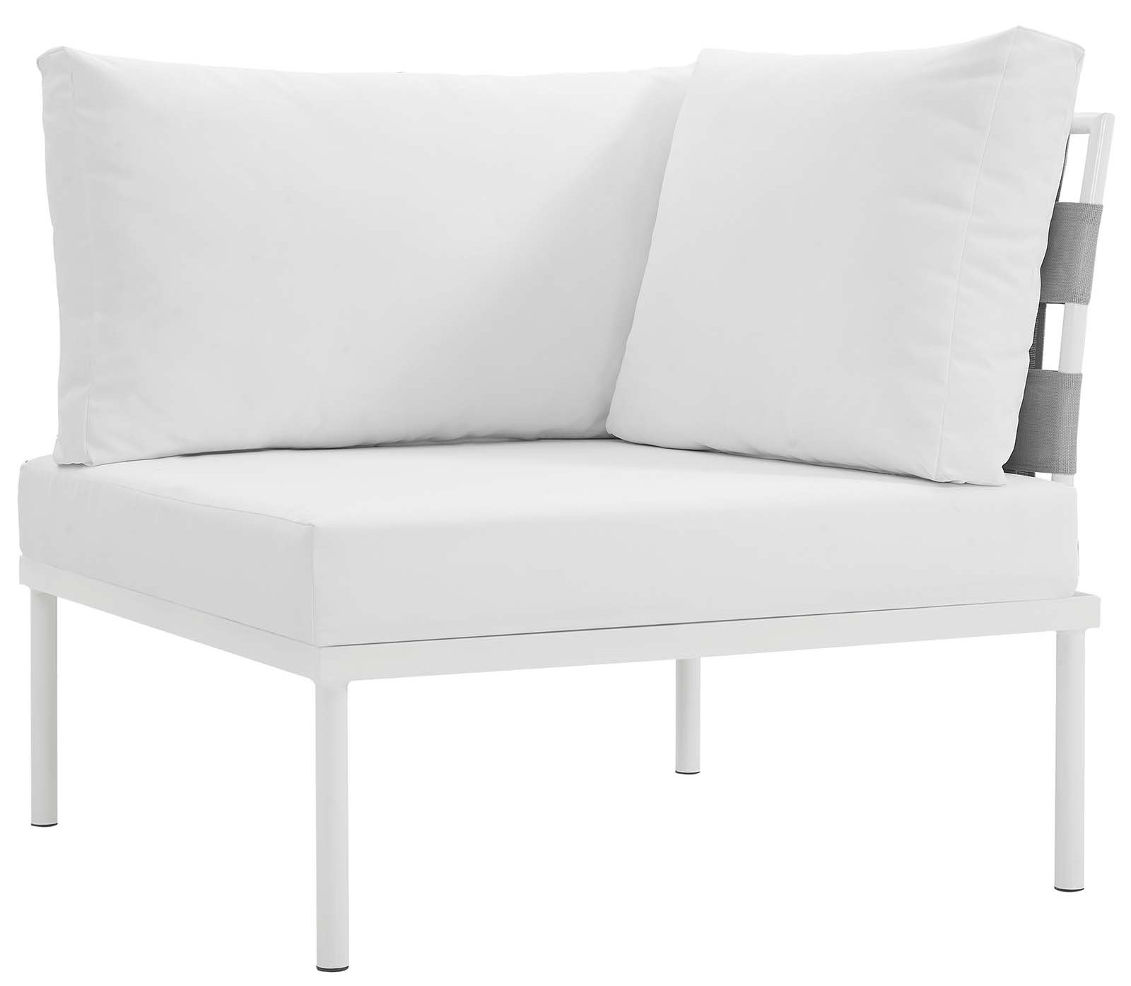 Harmony 198" Patio Sectional, White