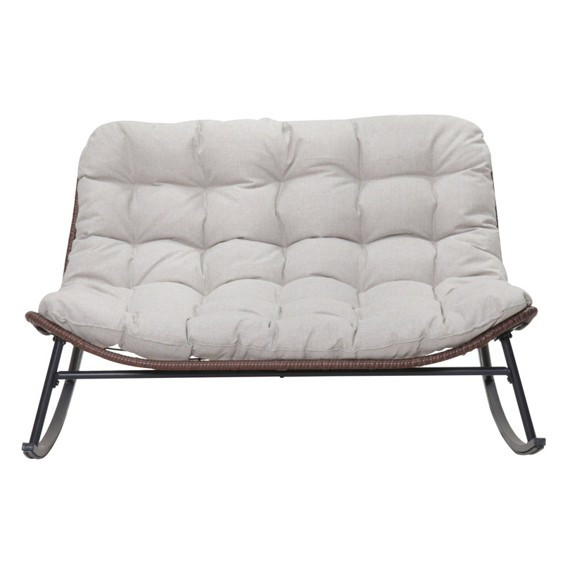 Double chaise berçante Papasan