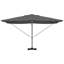 Roma Parasol with LED Strip Lights Aluminium and Polyester Garden Shade-515771274-515771276