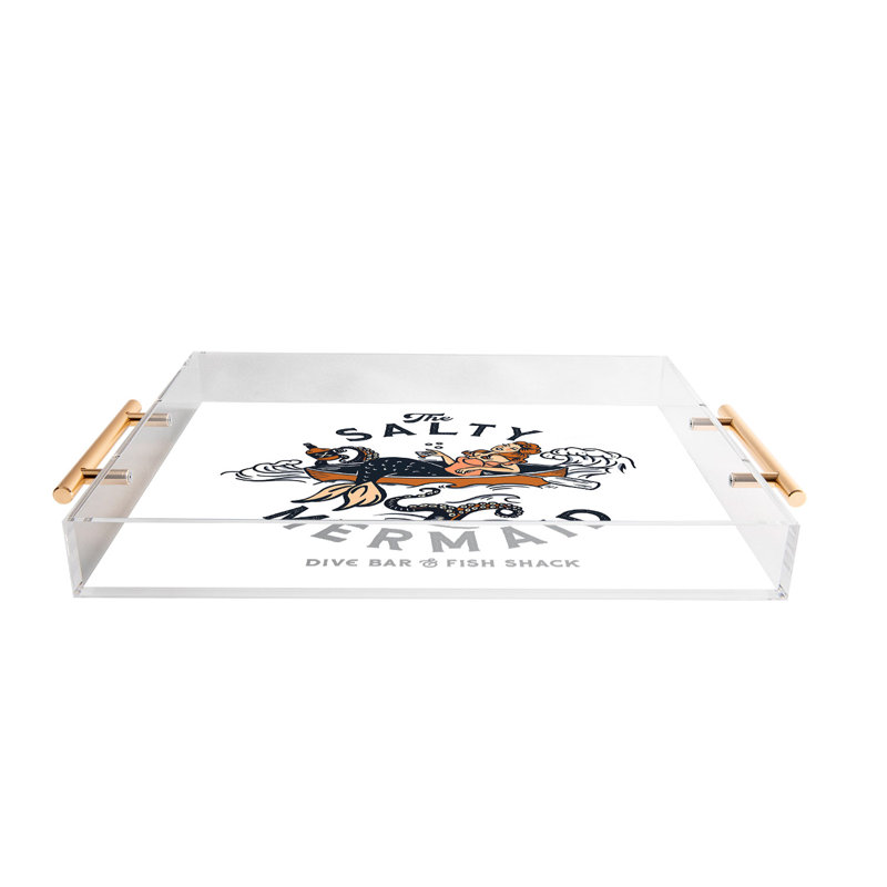 The Whiskey Ginger The Salty Mermaid Dive Bar Acrylic Tray