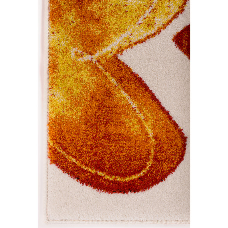 Tapis beige / vert Northfield, Rectangle 6 pi 7 po x 9 pi 6 po