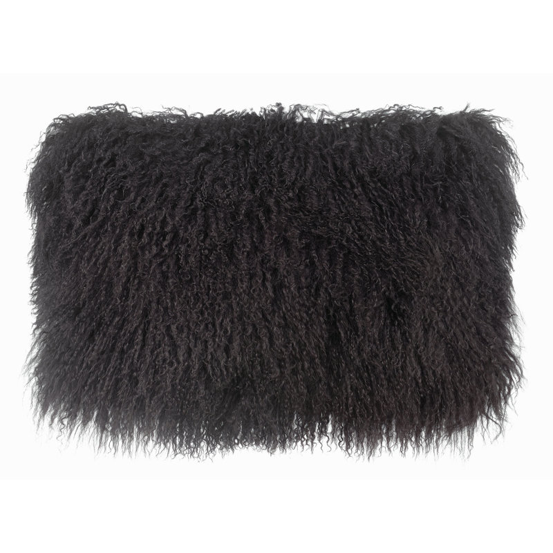 Housse et insert de coussin rectangulaire Duran, Gris foncé