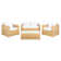 Hardesty 4 - Person Patio Conversation Sets with Cushions