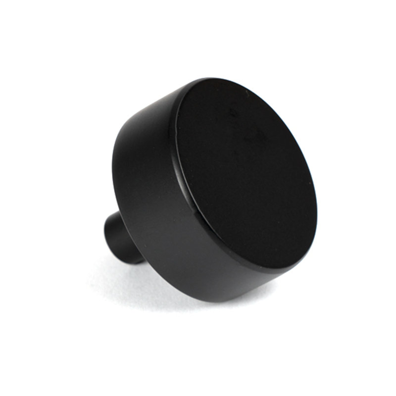 Round Knob, 4 cm, Matt Black