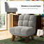 Ensemble de 2 chaises d'appoint en chenille Thomas Modern-1479814045