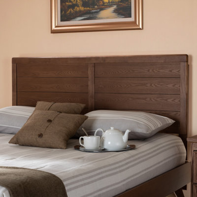 Prairie Queen Size Headboard with Walnut Brown Finish by Winston Porter