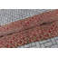 Tapis de couloir turc antique rouge et or à motif complexe idéal pour les décors bohémiens