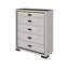 Commode blanche et noire Isaïe-820247363