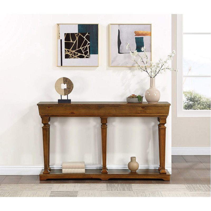 Console ACME Garrison, chêne, H 35 po x l 60 po x P 12 po