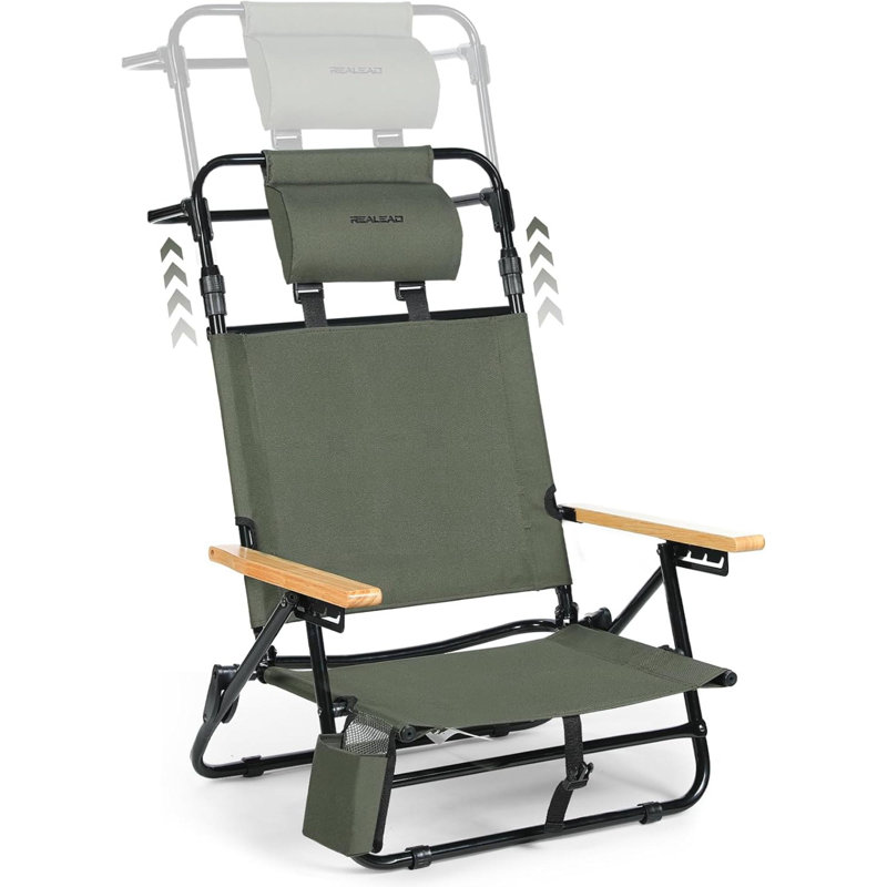 Chaise de plage Teruo, Vert