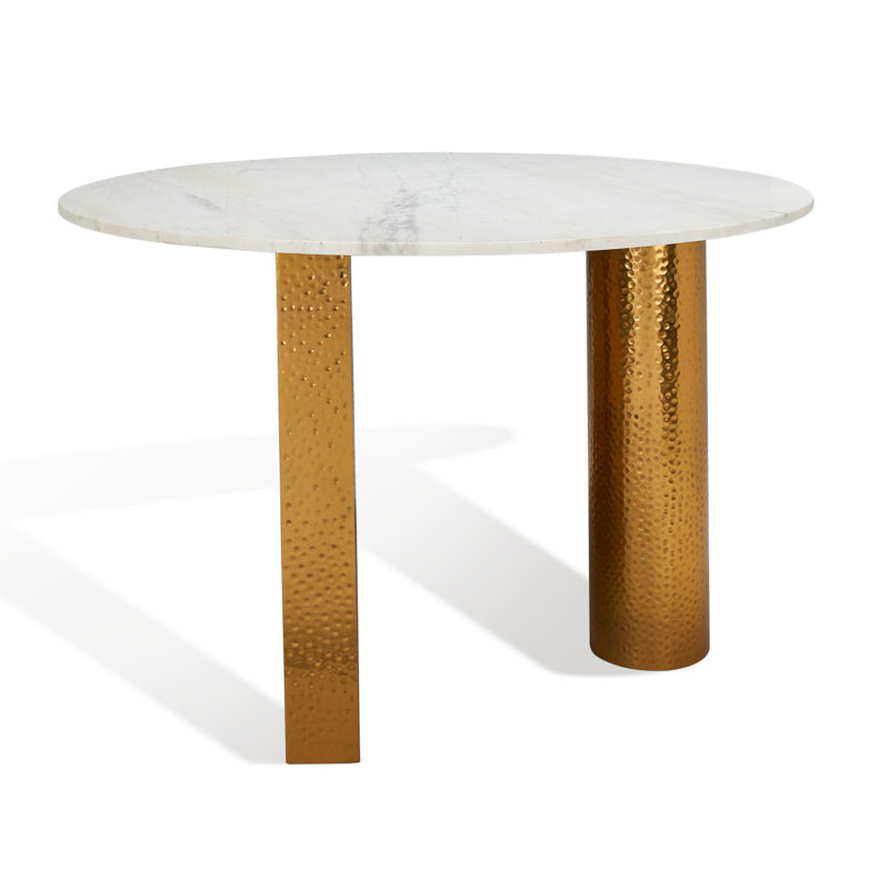 Hemlock Round Marble Dining Table