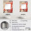 Grand miroir mural Petrie - Collages abstraits MIR131677-1830991038