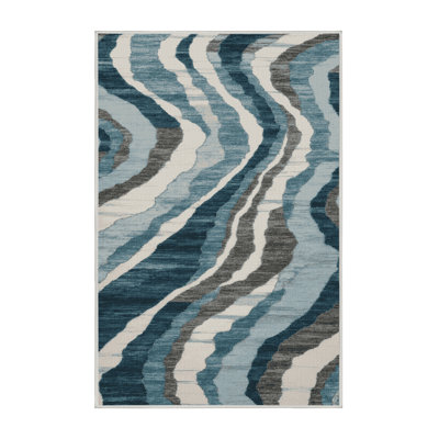 Machine Washable Nature Green Area Rug