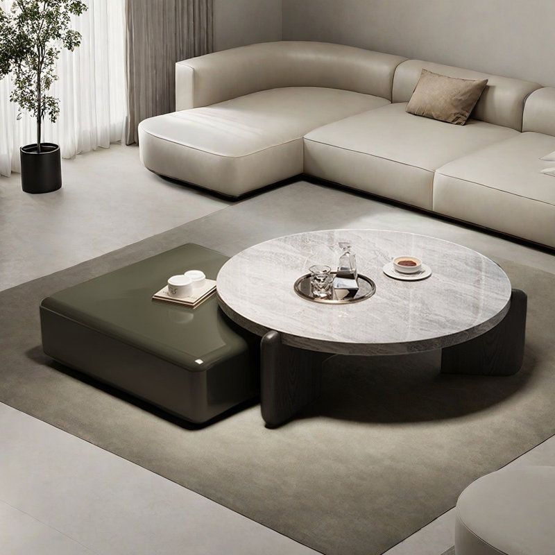 Table basse simple en marbre