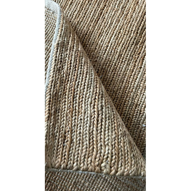 Jute / Sisal Area Rug in Gold, Rectangle 9' x 12'