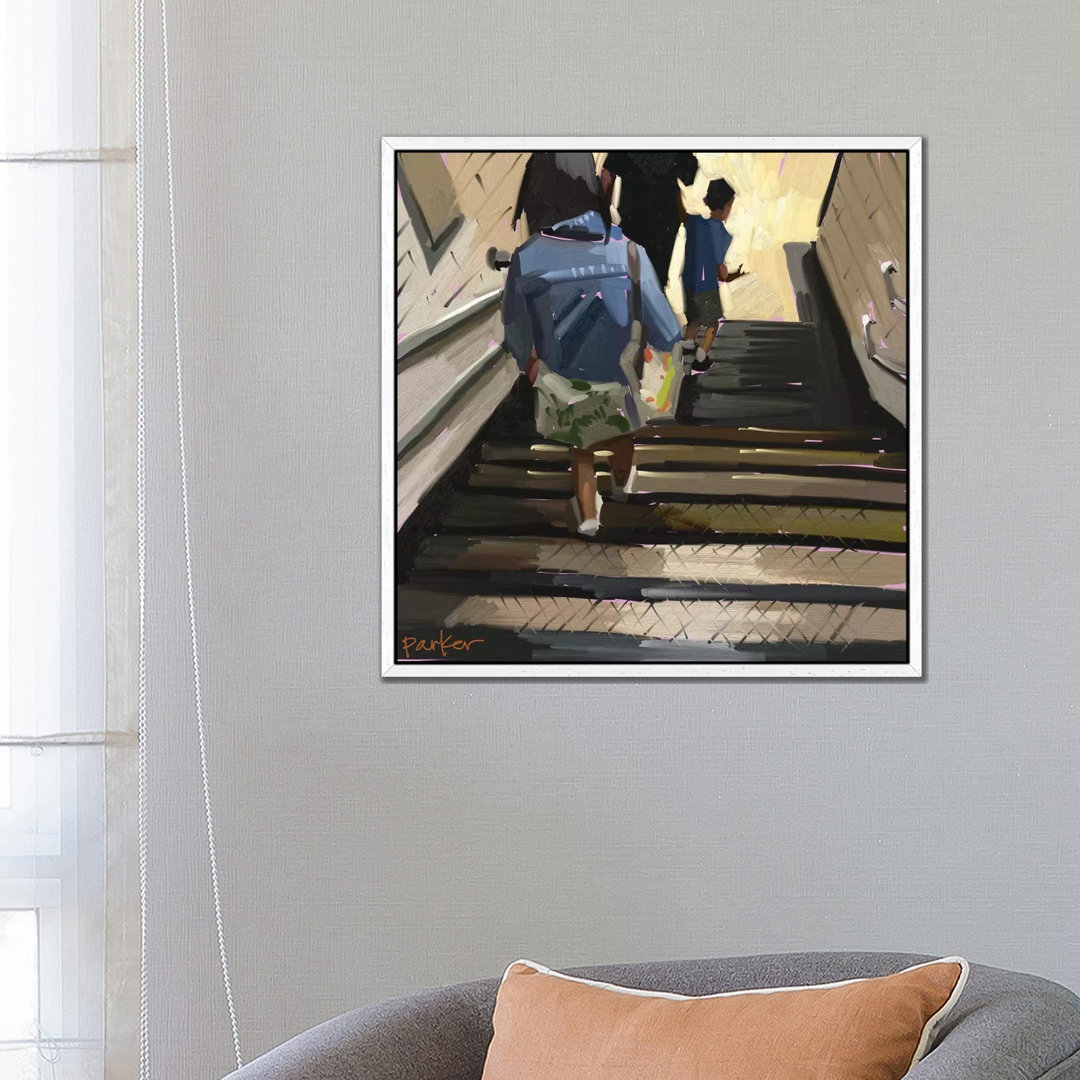 The Tube von Teddi Parker - Galerie-verpackte Leinwand Giclée auf Leinwand