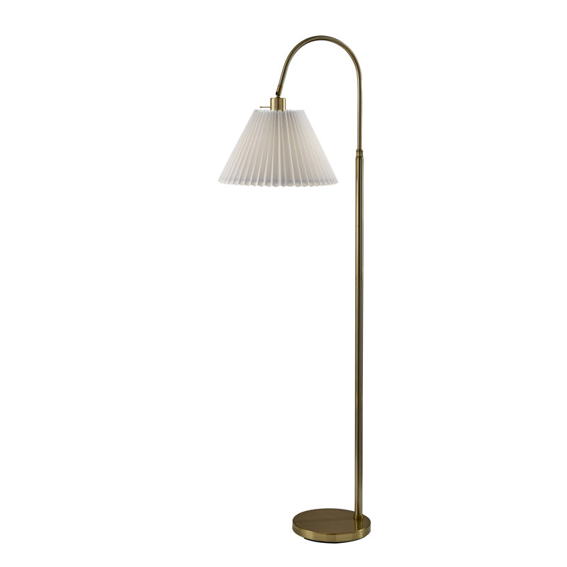 Lampe sur pied Thalia, Brun