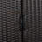 72" Arched Wicker Outdoor Storage Cabinet With Adjustable Shelves & Side Hooks-124640800