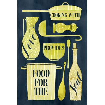 Food For The Soul II by Grace Popp - Wrapped Canvas Print