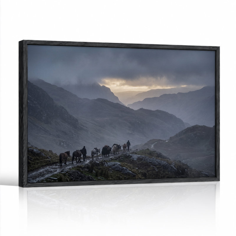 Art mural sur toile Misty, 36"H x 48"W