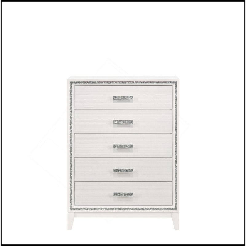 Commode blanche Haiden, Blanc