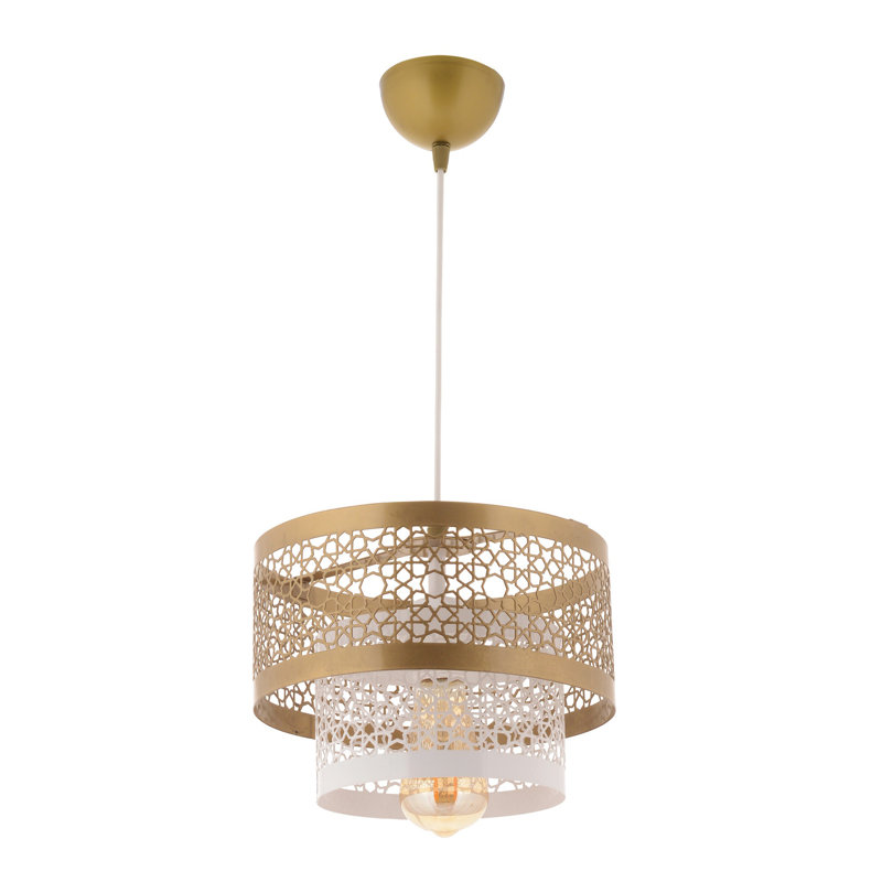 Lustre, Doré / Blanc