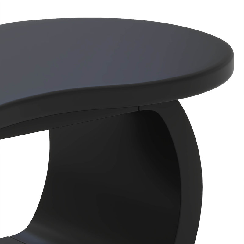Table basse moderne Modern Cloud, Noir