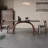 Italian Rock Slab Modern Simple Dining Table Solid Wood Base Dining Table-101247670