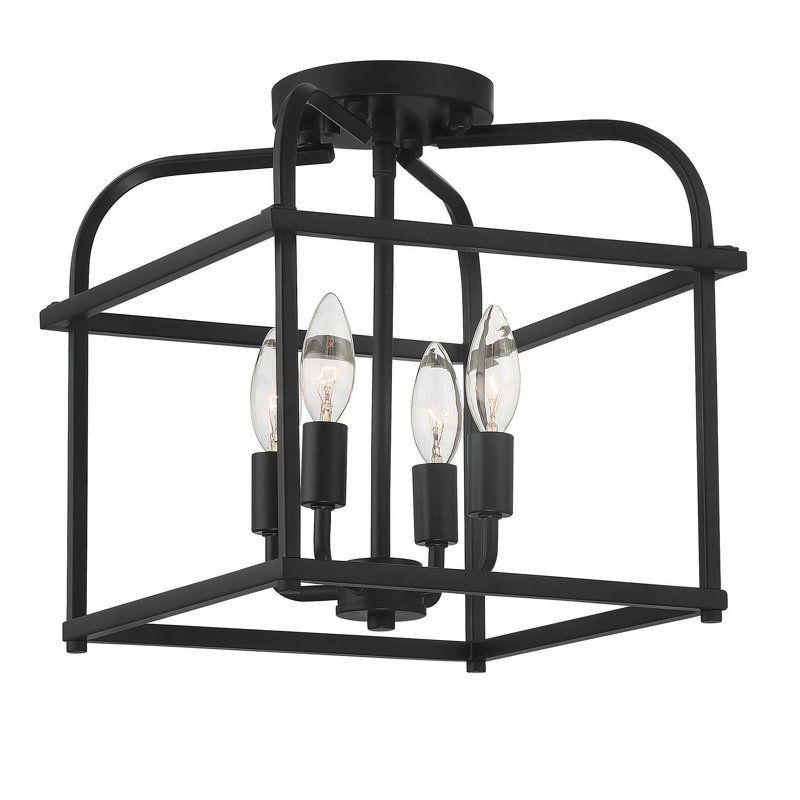 Condor Flush Mount, Matte Black
