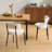Upholstered Sherpa Modern Boucle Counter Dining Chair with Curved Back and Black Metal Frame-1523301841