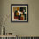 Art mural encadré de qualité supérieure - impression géométrique abstraite de milieu de siècle pour chambre à coucher - 26 po x 36 po