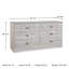 Commode double 6 tiroirs Hoang-1166020817