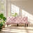 JZR 66" W x 31" D x 27" H Tufted Velvet 3-Seater Sofa Bed-269967493-269967495