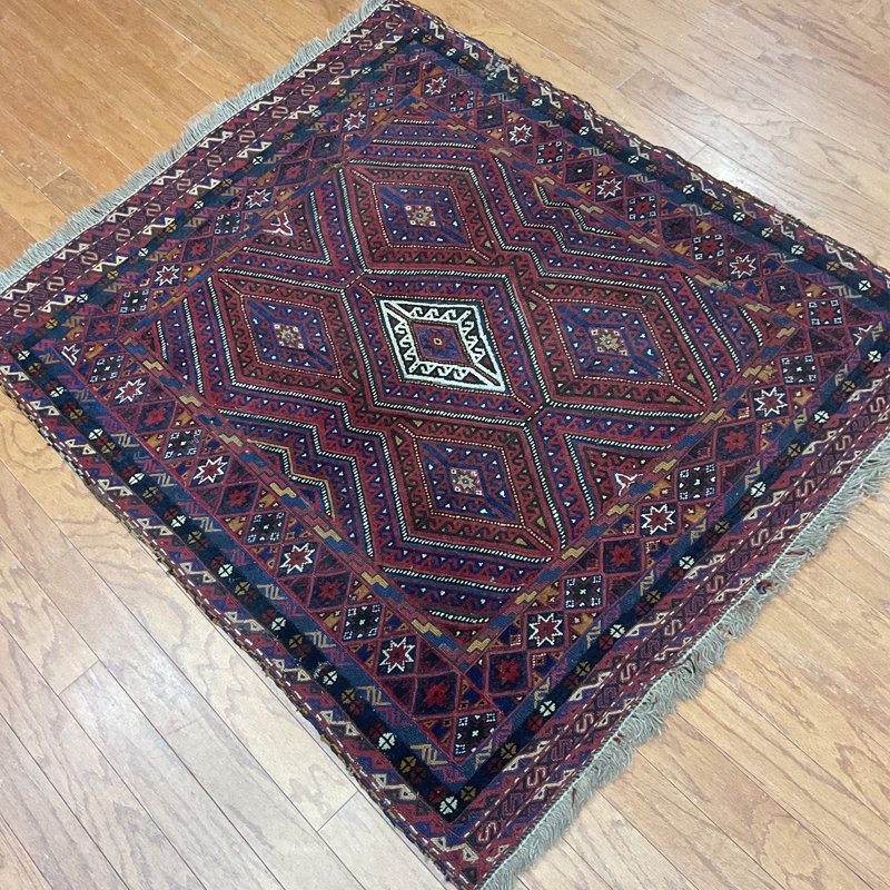 Handmade Soumak Wool Rug