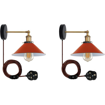 Plug-in Armed Sconce
