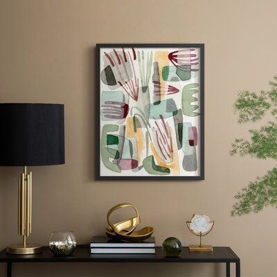 Sea Abstract I Framed Print - Solid Wood