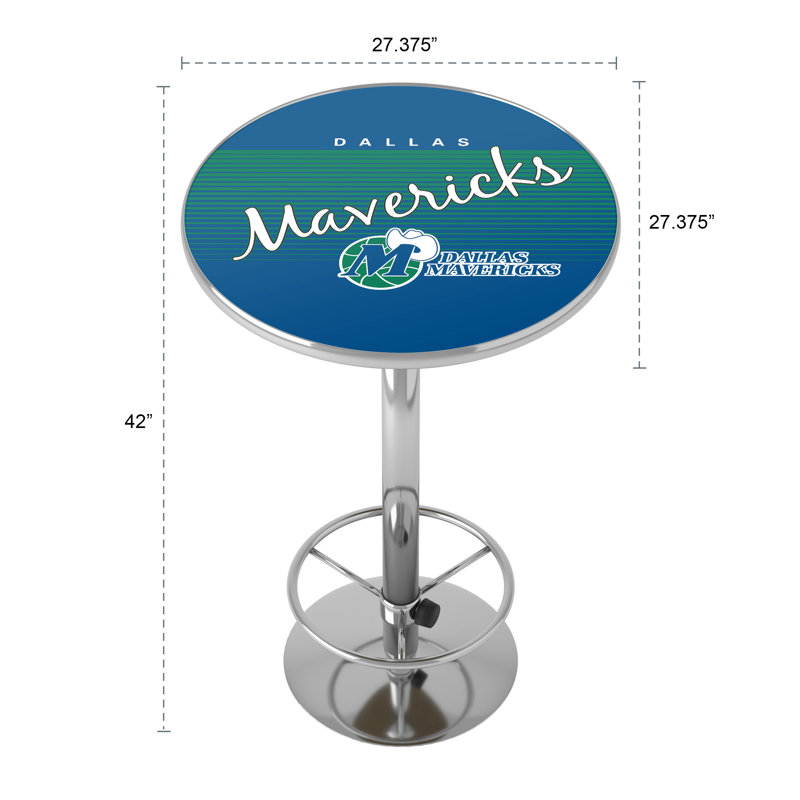 Table de bar avec repose-pieds Dallas Mavericks