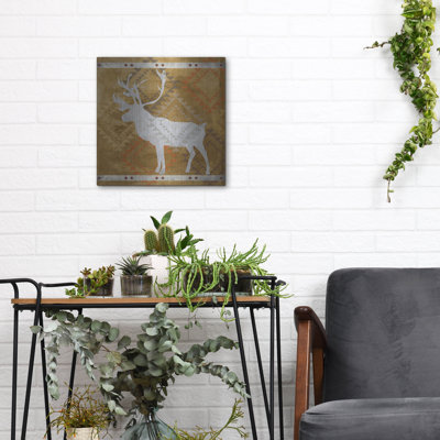 'Deer' by Erin Clark Metal Wall Art