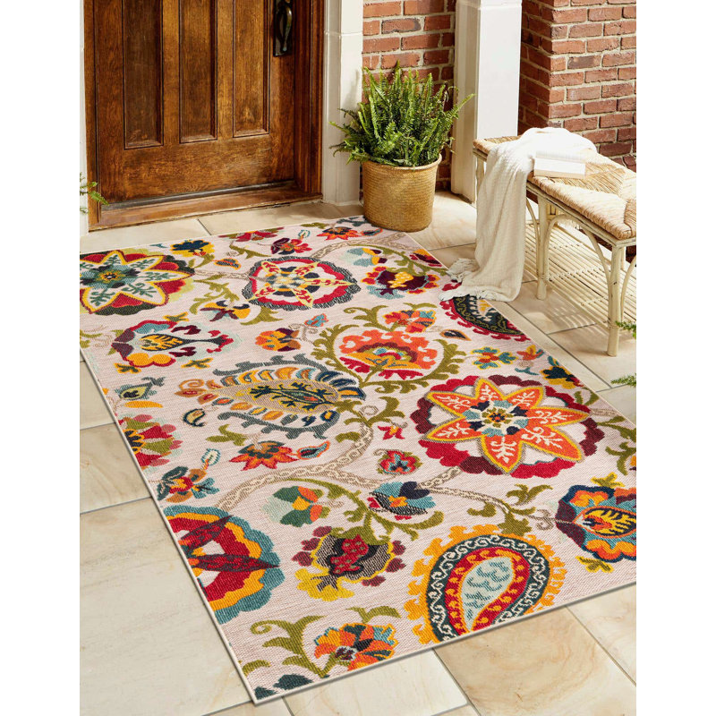 Tapis Bungalow Rose Nahla Caimin, Rectangle 5 pi 3 po x 8 pi