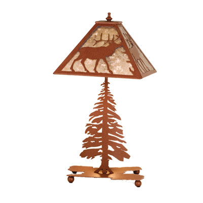 Rustic Lodge Table Lamp