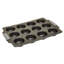 Premier Housewares 12 Cup Non-Stick Carbon Steel Muffin Pan with Lid