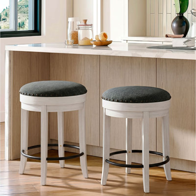 Tabouret de bar rotatif Krishay Forge