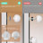 Rectangle Hollywood Lighted Makeup Mirror with Bluetooth Speaker & Tempered Glass-1385081207