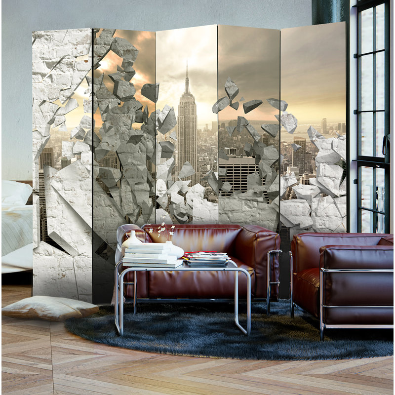 City behind the Wall Room Divider, 5