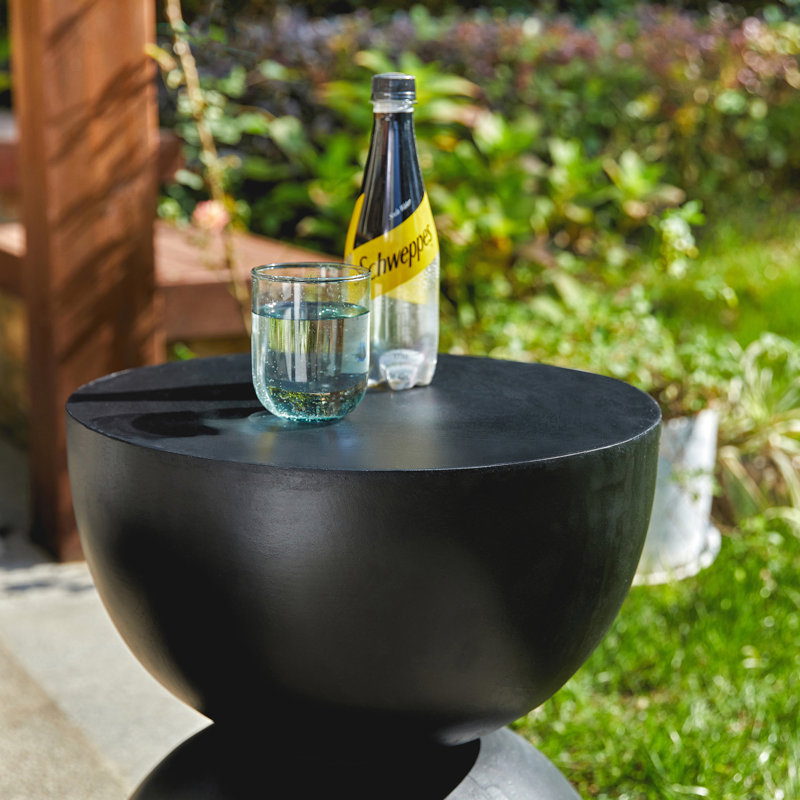 Tabouret d'appoint 17,75 po de hauteur, Noir