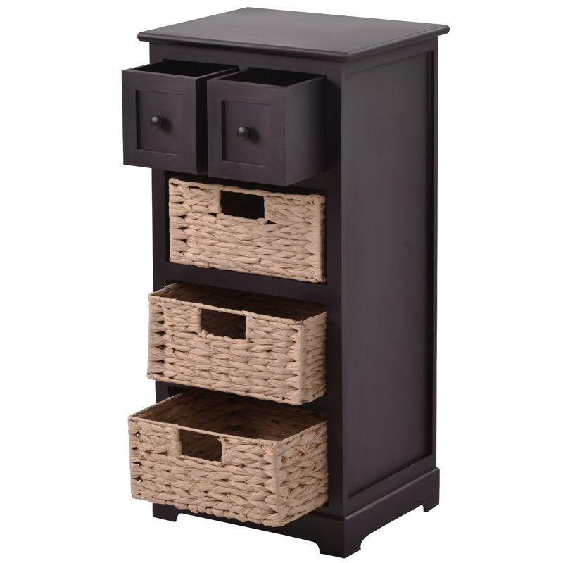 2 - Drawer End Table, Espresso